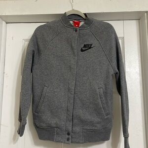 Grey Nike Varsity Jacket